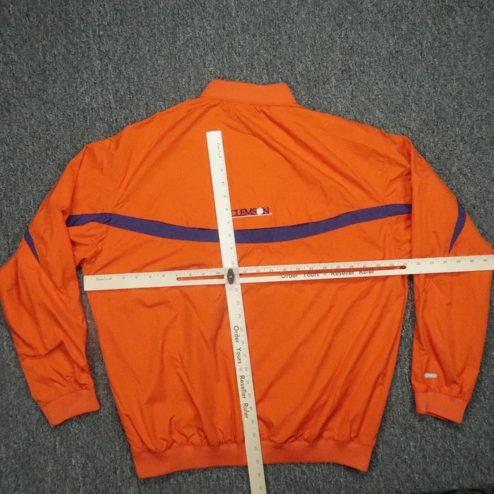 Clemson‎ Tigers Pullover Mens Medium Orange Nike Lightweight Clima Fit  VTG
